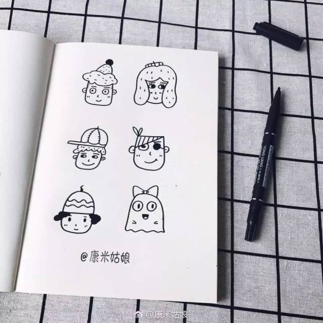 必看!手残党秒会的手帐简笔画