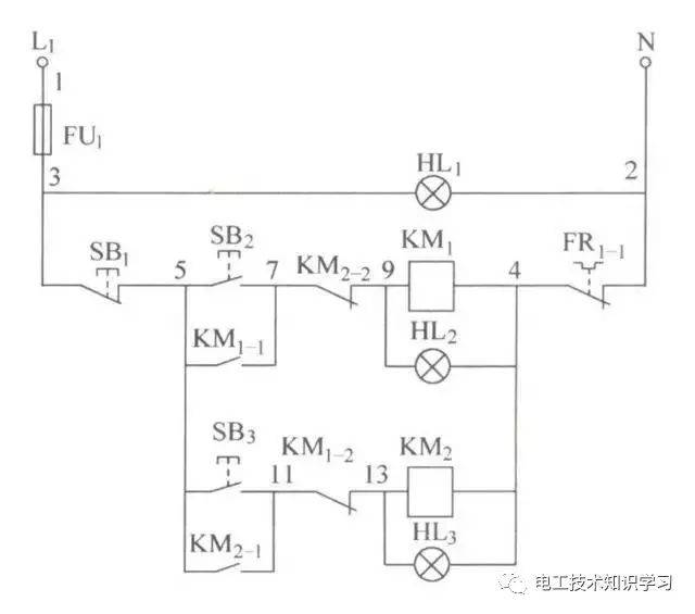 电动机电气控制机柜照明电路接线图非常值得收藏-电工