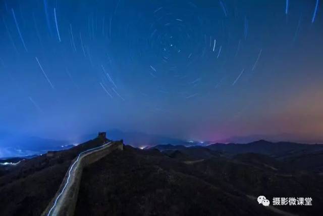 9月23日—24日,北京密云区蟠龙山长城星空星轨专题摄影实战训练班