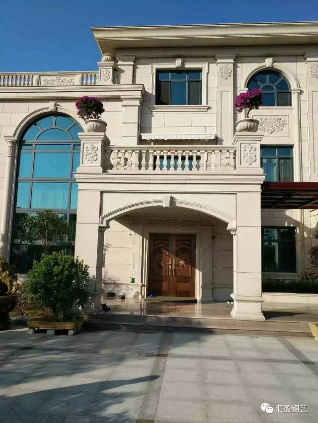 汇盈铜艺精品案例赏析之河南周口别墅