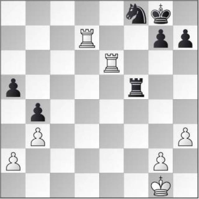 国际象棋基本技巧(08)- 捉双(08):一跑一牵制