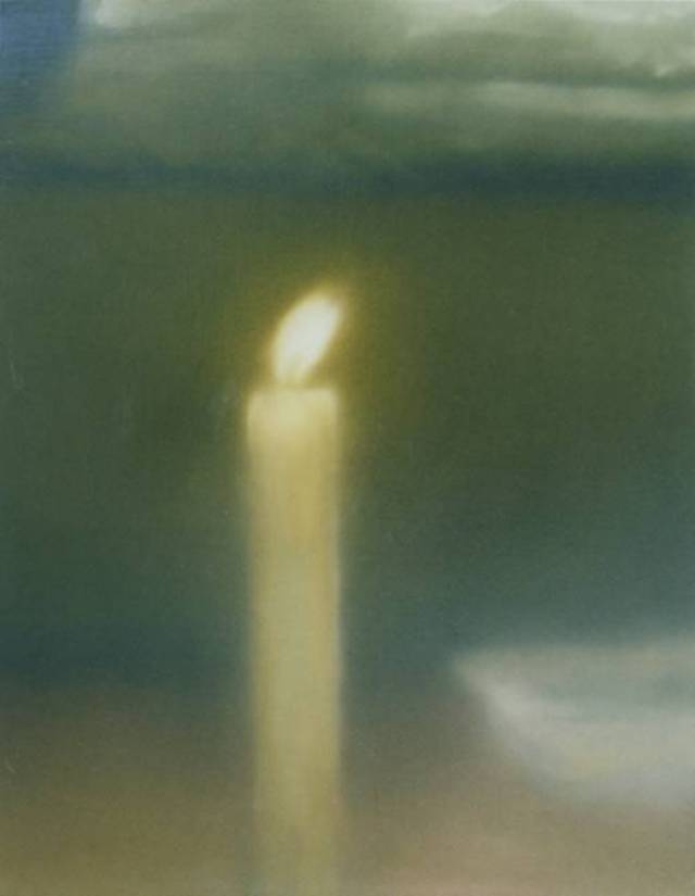 里希特《蜡烛》,1982,布面油画,80x65 厘米