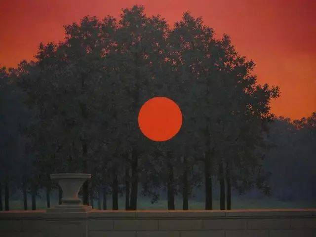 《meditation》 绘画就是打破人们日常生活中的参照系 马格利特的