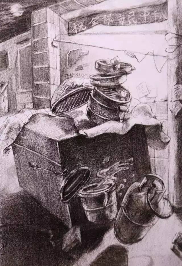 快看!清华美院高分设计素描作品