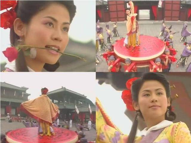 但永远忘不了寻秦记里片头定格在她嘴里叼着一枝玫瑰花跳舞的场景