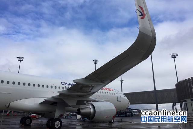 法国图卢兹完成喷涂的东航a320飞机(b-1019)摄影:赵国新