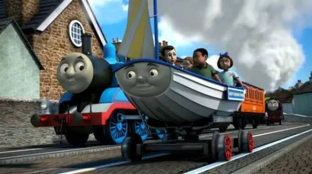 【dmg·影片《托马斯大电影之了不起的比赛》久违的蒸汽小火车头遇