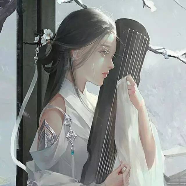 古风女生头像|无人与我立黄昏