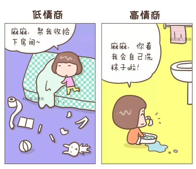 8张对比图告诉你,高情商的孩子和低情商的孩子有什么不同
