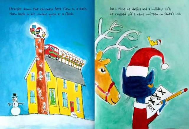 【玩转英文绘本】pete the cat - saves christmas 皮特猫拯救圣诞节