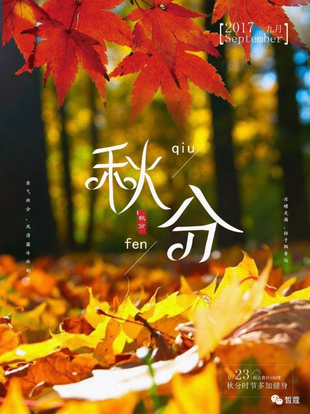 友情相守,长伴左右,诚送问候: 秋分时节,季节交替,天凉勿忘加衣.