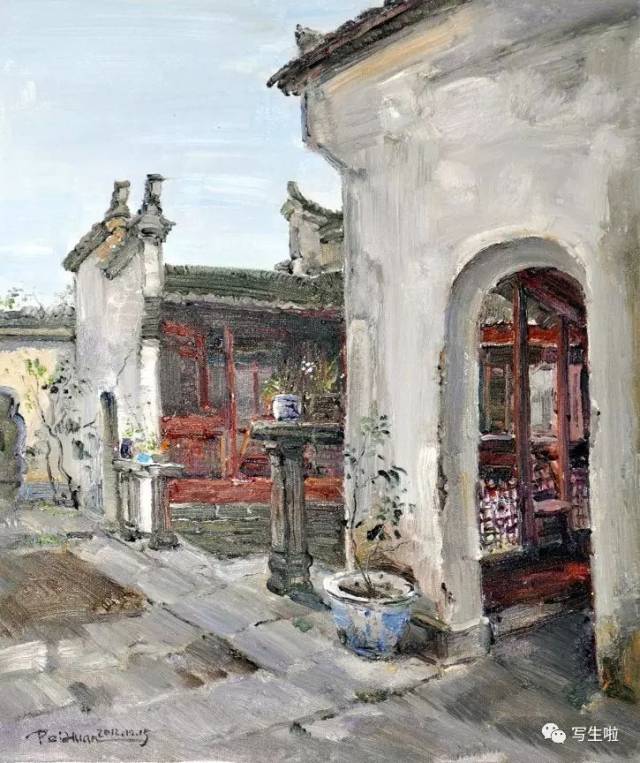 天美教授吕培桓——最新风景写生作品