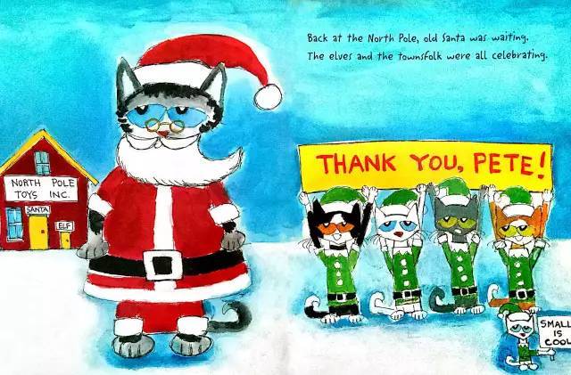 【玩转英文绘本】pete the cat - saves christmas 皮特猫拯救圣诞节