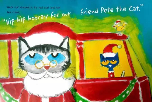 【玩转英文绘本】pete the cat - saves christmas 皮特猫拯救圣诞节