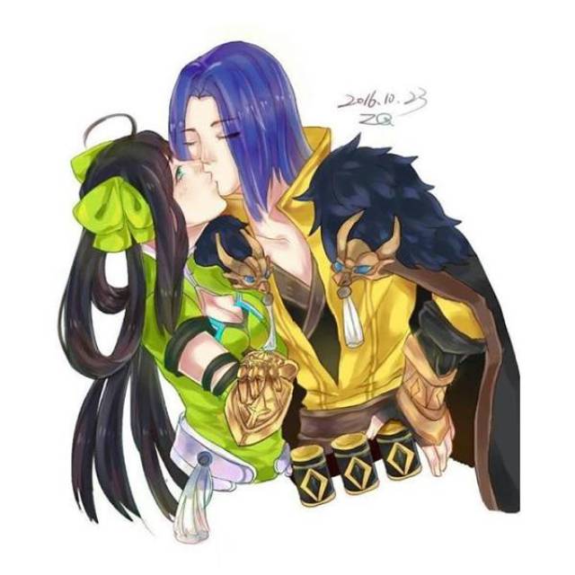 王者荣耀情侣头像:刘备&孙尚香17组