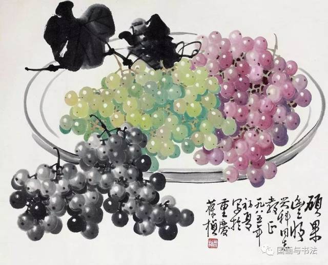 苏葆桢国画葡萄图片,中画葡萄的画家,苏葆桢_大山谷图库