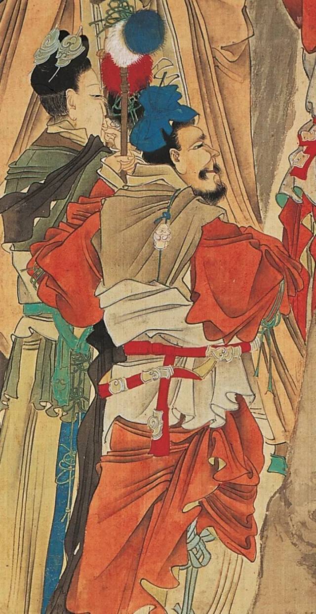 任伯年 华祝三多图 局部