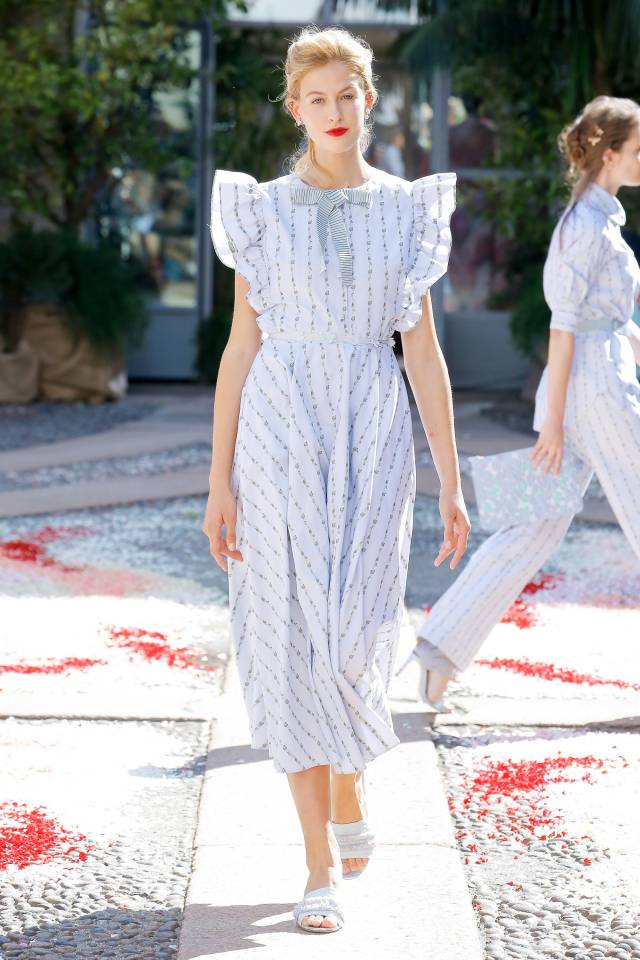luisa beccaria 2018春夏米兰时装周 清新田园风回归自然小清新