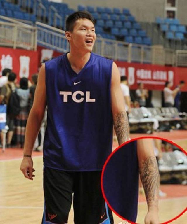 cba球员纹身大全解!孙悦纹一弯刀令人费解,朱芳雨意图