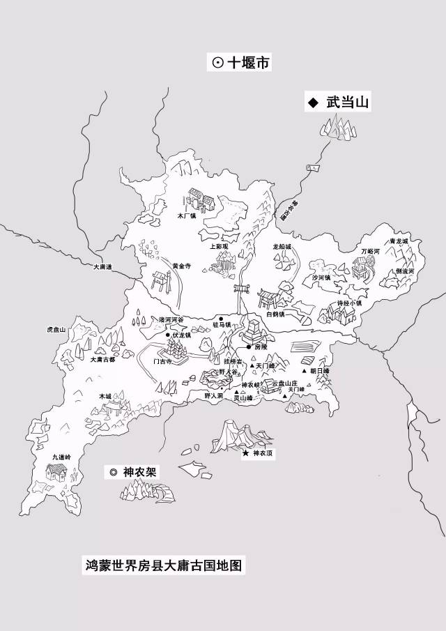 附房县地图