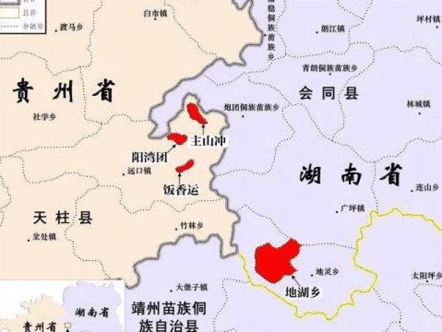 在地图上,贵州省位于湖南省的哪个方向