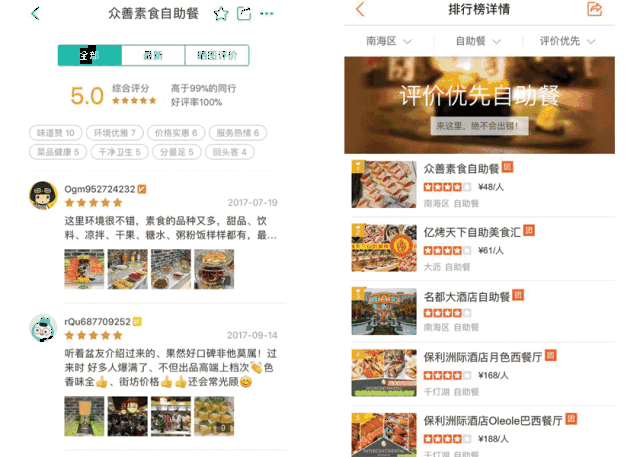 顾客的评价就是最真实的证据,在美团,大众好评连连!