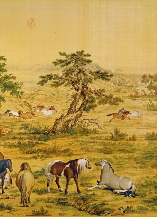 据说这幅传世名画《百骏图》画了100匹姿态各异的马