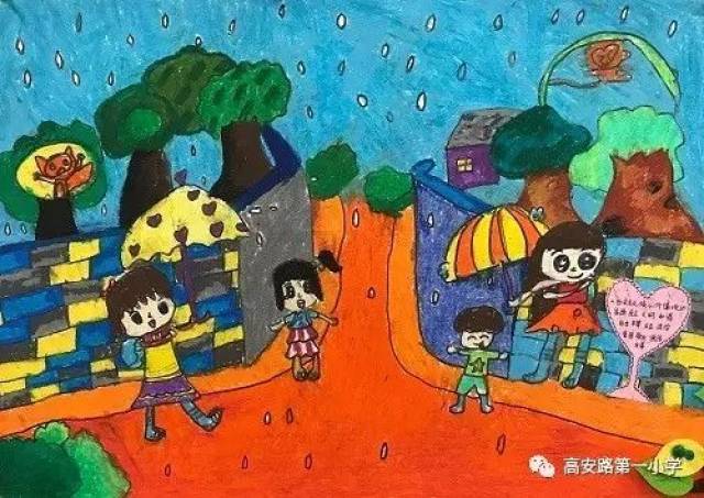 暑假里,同学们用童心慧眼观察着身边的感人事例,感受社会主义核心