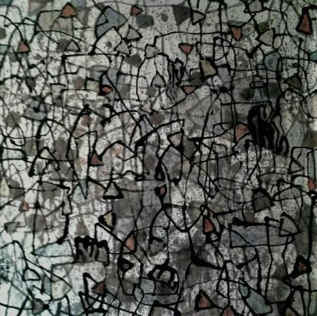 拟把疏狂图一醉\/蔡红祥国画残荷系列作品选赏