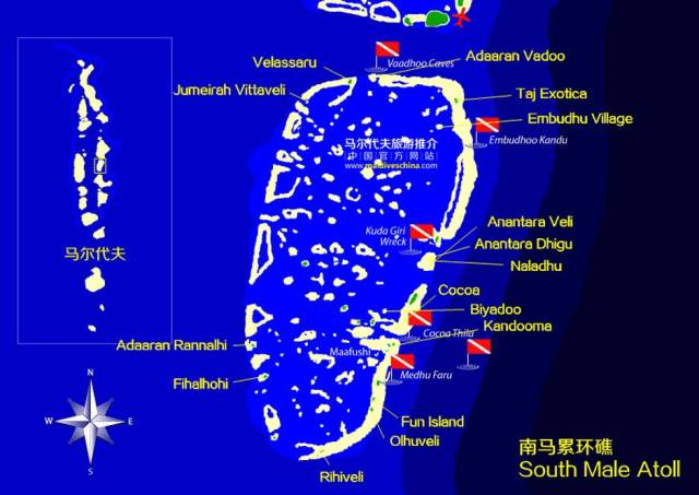 南马累环礁south male" atoll