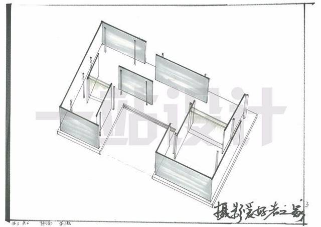 划分空间的板片与杆件之间的关系  水平屋顶板的空间限定意义  整体