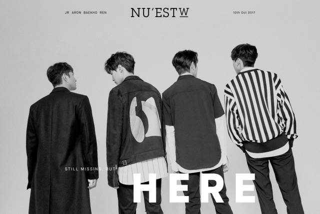 nuest w团体预告照公开 帅气背影展现深沉感性