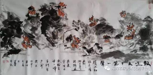 画栋朝飞南浦云 珠帘暮卷西山雨_著名画家李宪章作品赏析