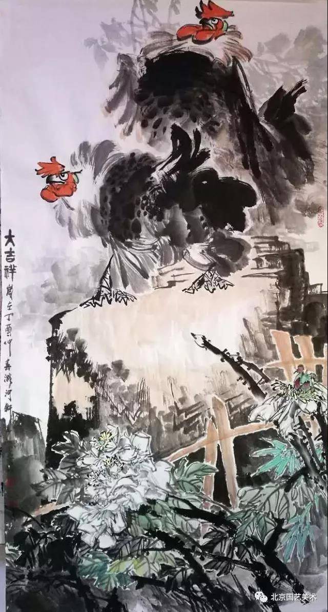 画栋朝飞南浦云 珠帘暮卷西山雨_著名画家李宪章作品赏析