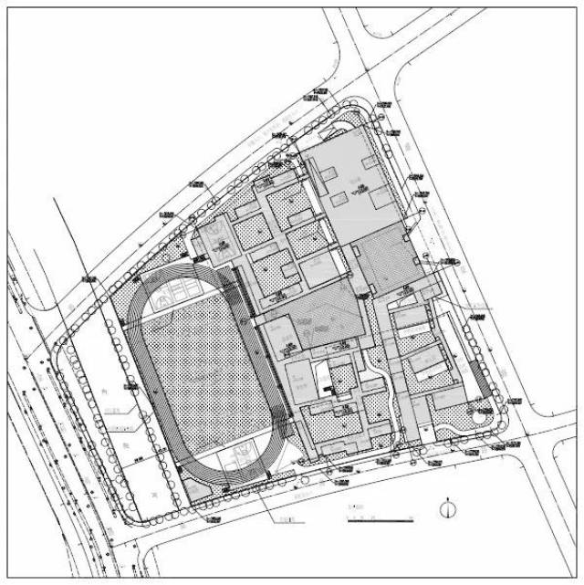 上海科技大学附属学校工程示意图