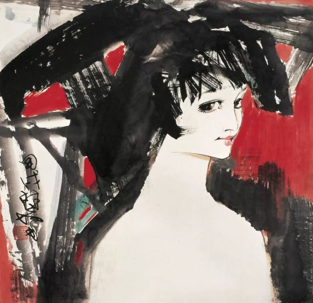 林墉人物画