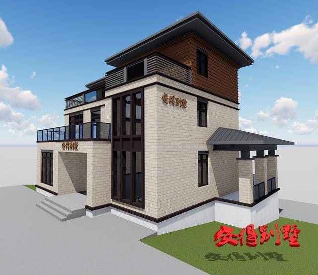 有高差或有坡度的宅基地,这样设计农村别墅最好