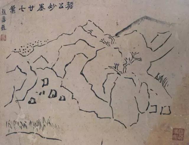 担当,也是一位画僧,生于明末(1593 一1673 ),名普荷,又名通荷,字担当