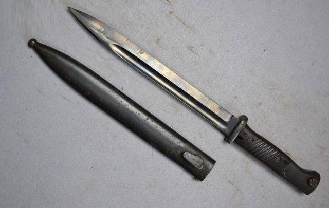 二战中德军虽然很少拼刺刀,但德军刺刀的工艺却是极为