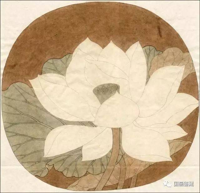 临宋画出水芙蓉图 国画荷花和露珠设色步骤