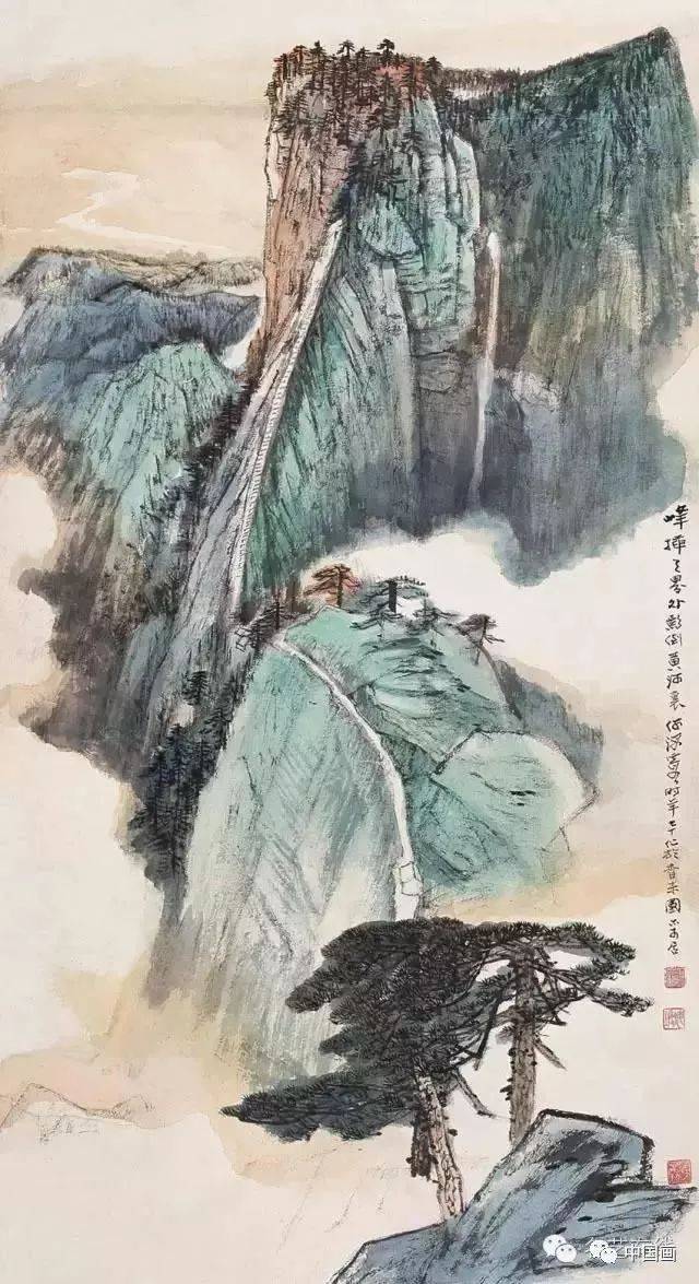 国画大师系列之何海霞,好美的山水画!