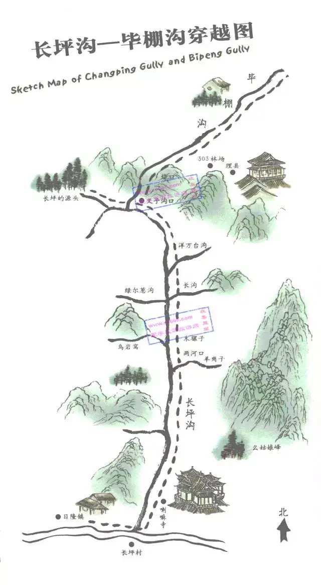 十一线路推荐 四川经典徒步线路:长坪沟穿越毕棚沟