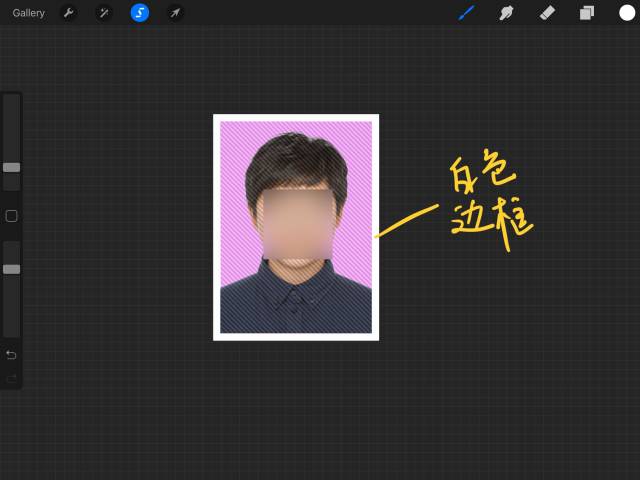 巧用procreate轻松更换证件照底色