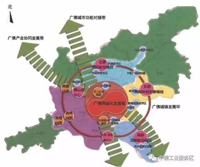 >> 广佛城市功能对接带 沿广佛南北边界线,以 番禺-顺德,荔湾-南海