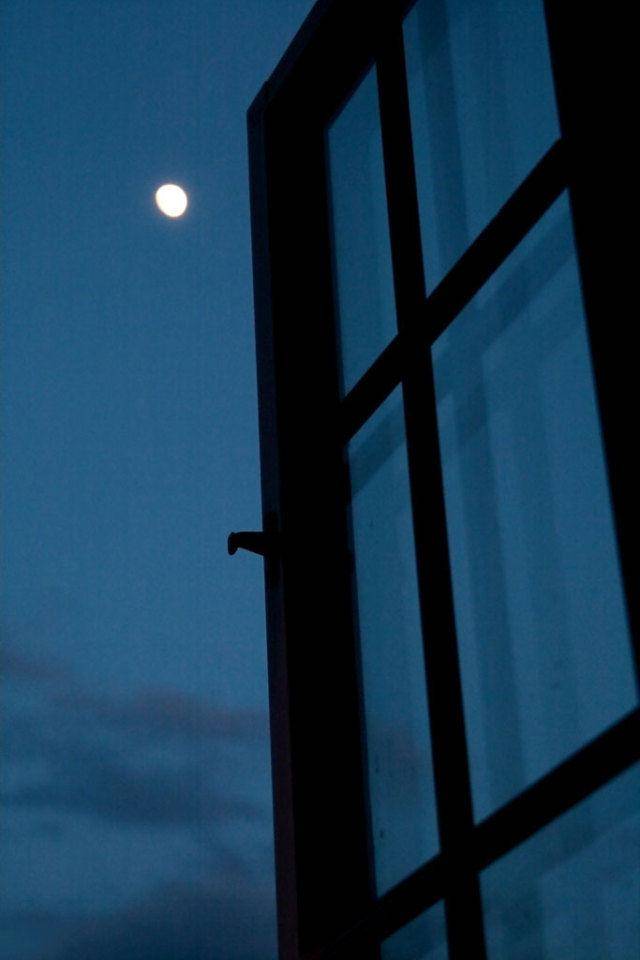中秋夜,一轮明月,一扇窗,承载你的思念.