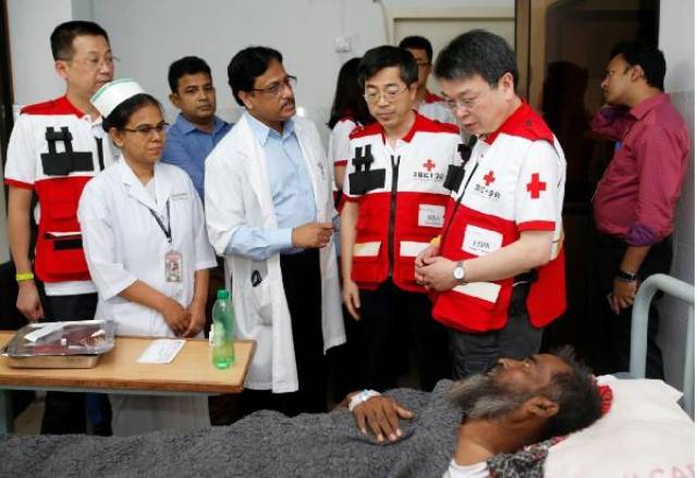 中国红十字会援建的博爱血液透析中心 在
