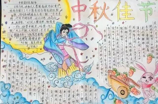 中秋节手抄报内容