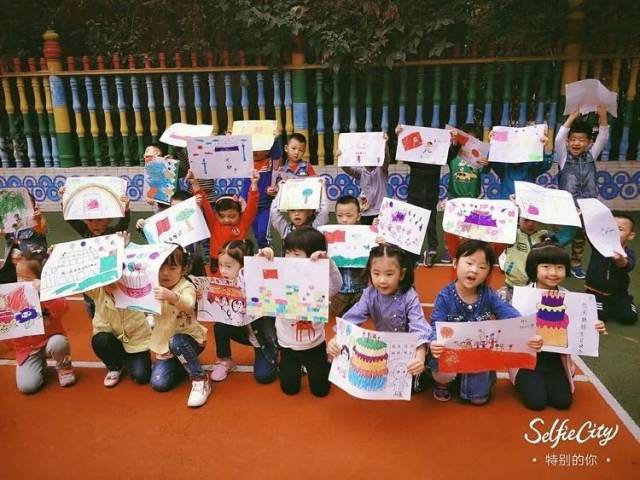 融发幼儿园"我爱我的祖国"主题绘画活动