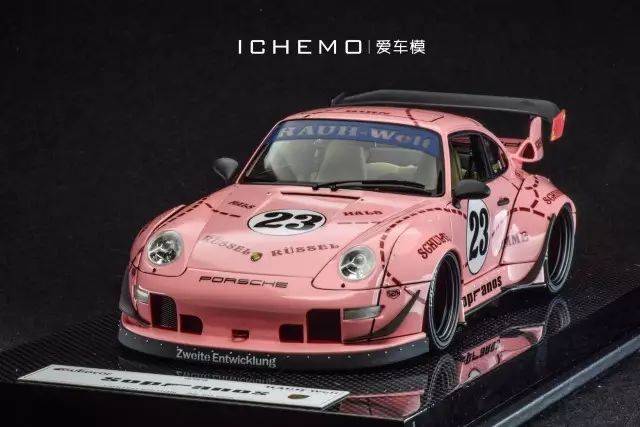 开箱报告 | 1:18,合金全开,rwb 保时捷 993,粉猪!