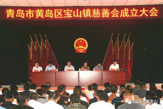青岛市黄岛区宝山镇慈善会成立大会胜利召开